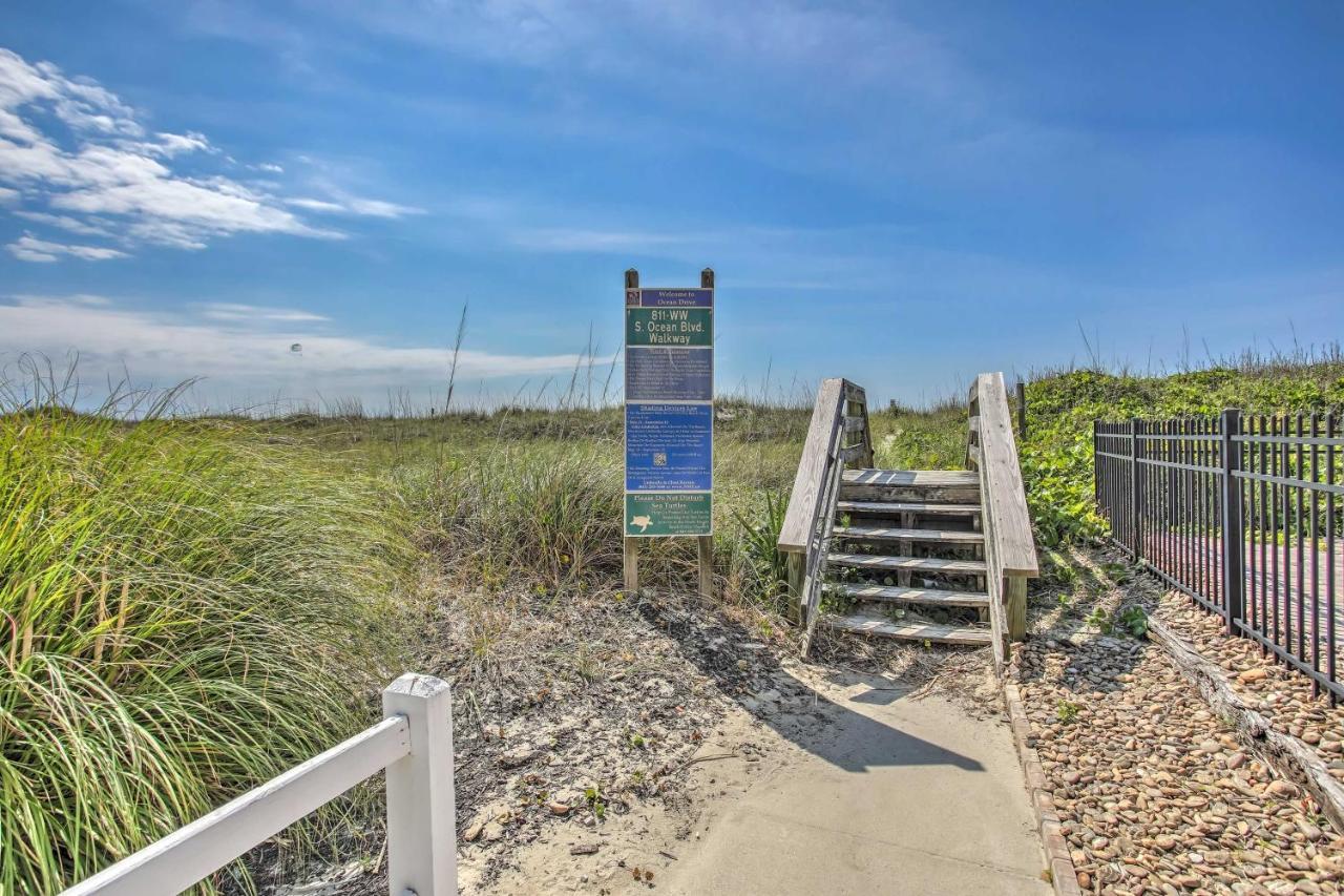 Sunny Seaside Condo With View - Walk To Beach Myrtle Beach Exterior foto