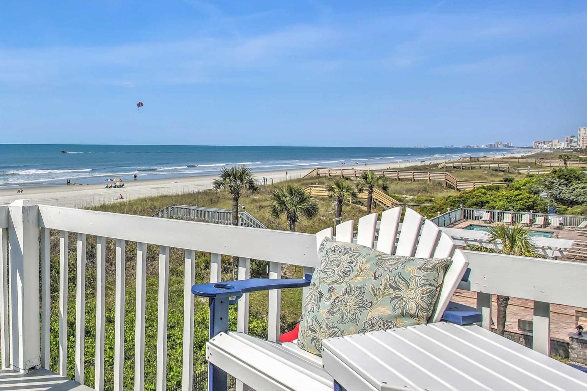 Sunny Seaside Condo With View - Walk To Beach Myrtle Beach Exterior foto