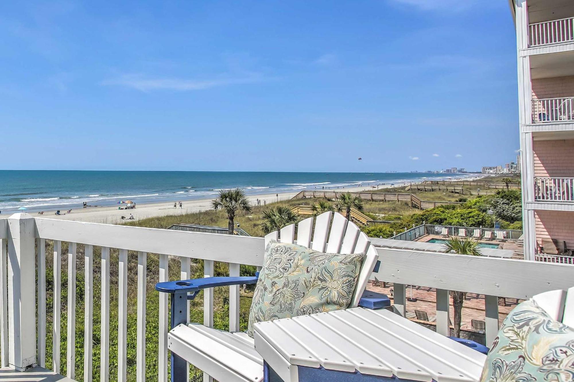 Sunny Seaside Condo With View - Walk To Beach Myrtle Beach Exterior foto