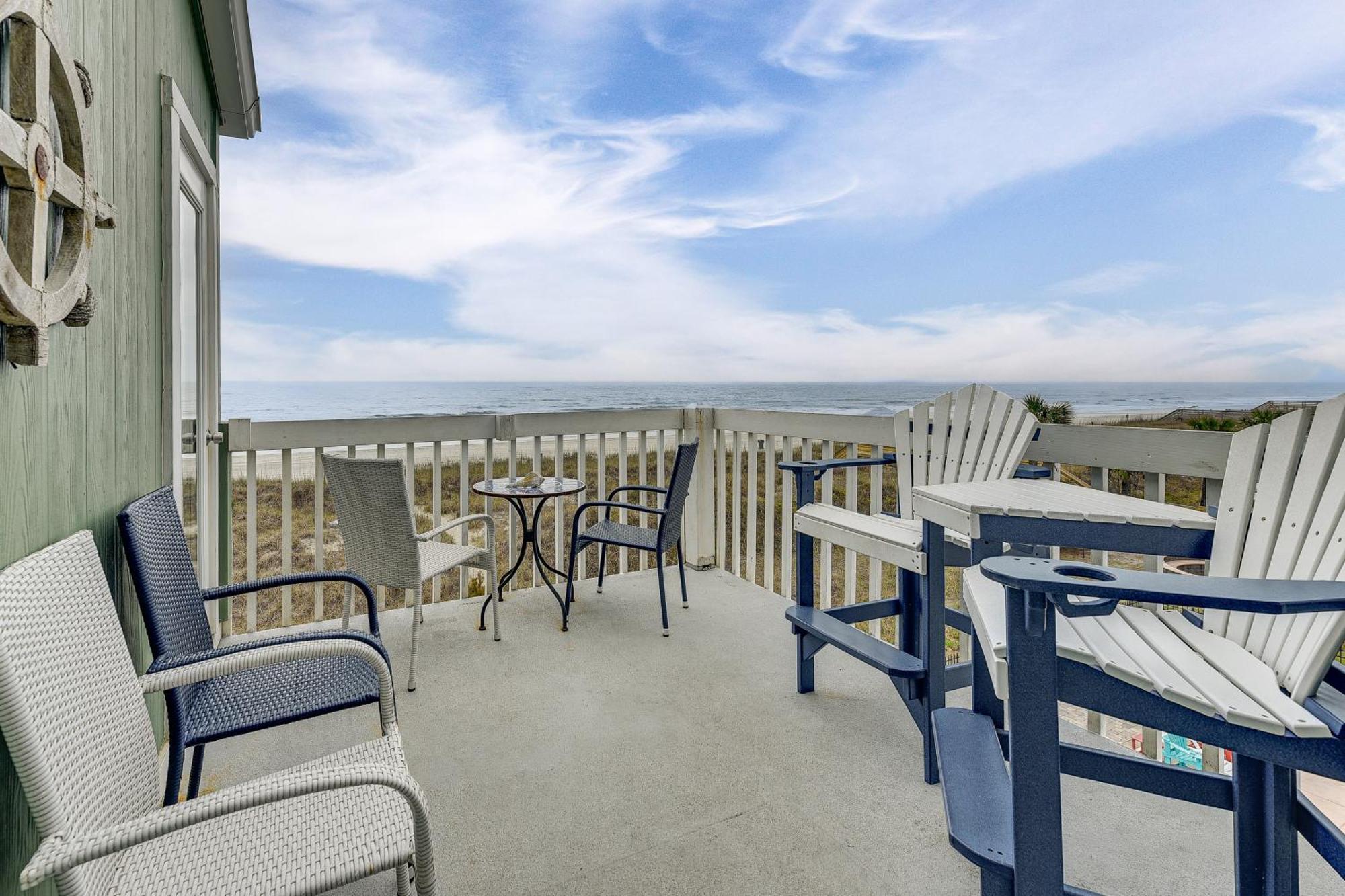Sunny Seaside Condo With View - Walk To Beach Myrtle Beach Exterior foto