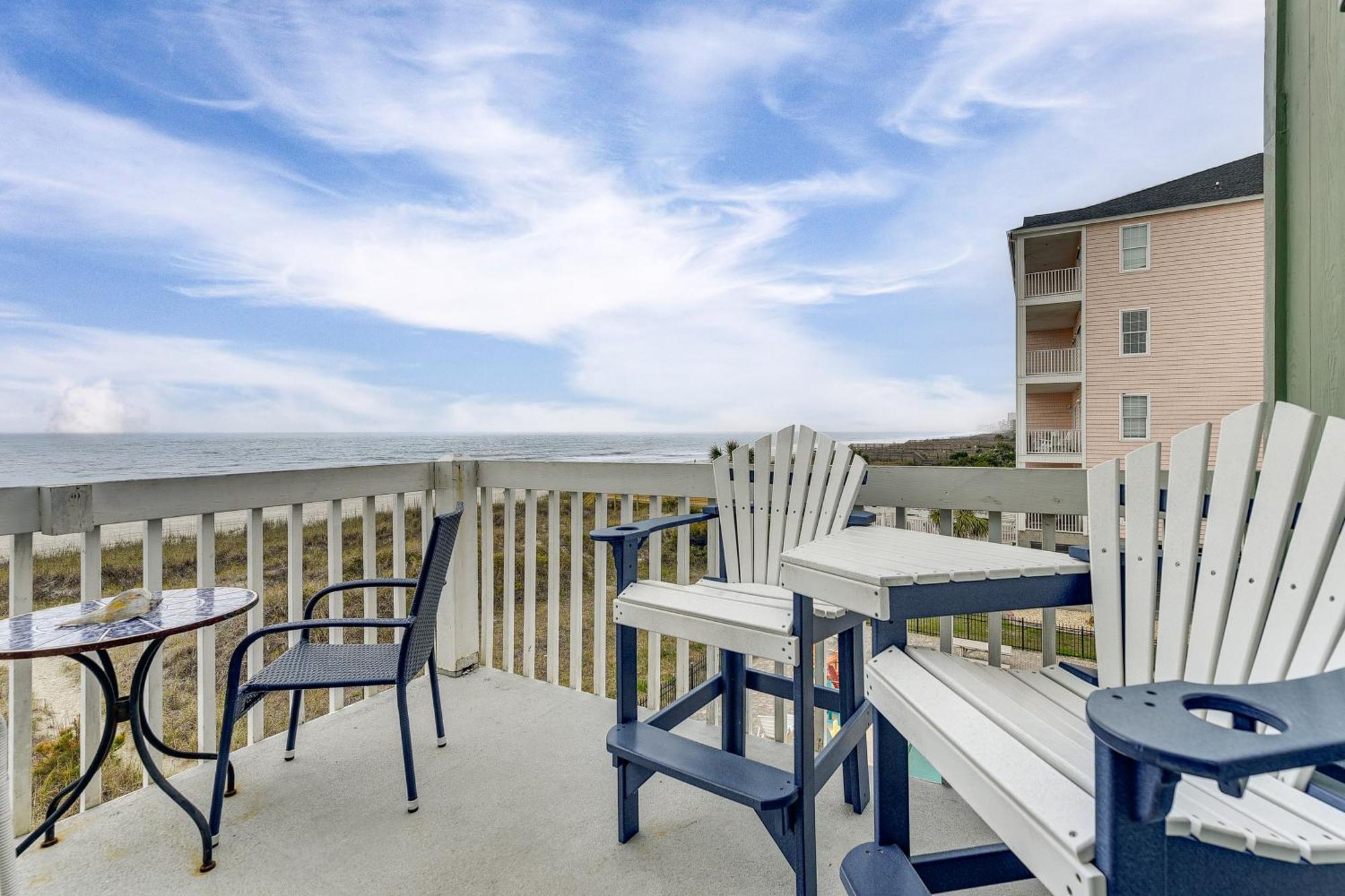 Sunny Seaside Condo With View - Walk To Beach Myrtle Beach Exterior foto
